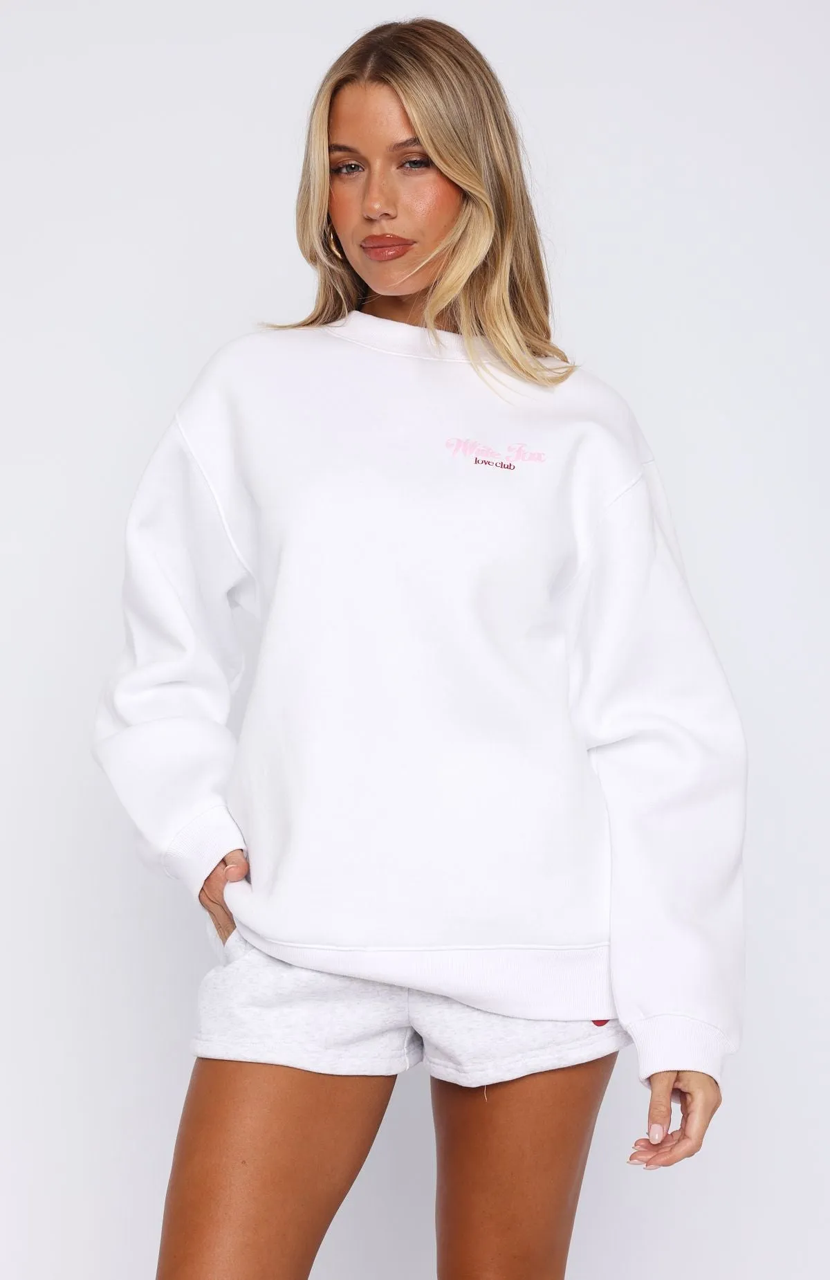 Sustainable Dye Process WrinkleResistant Yarn Fell So Hard Oversized Sweater White