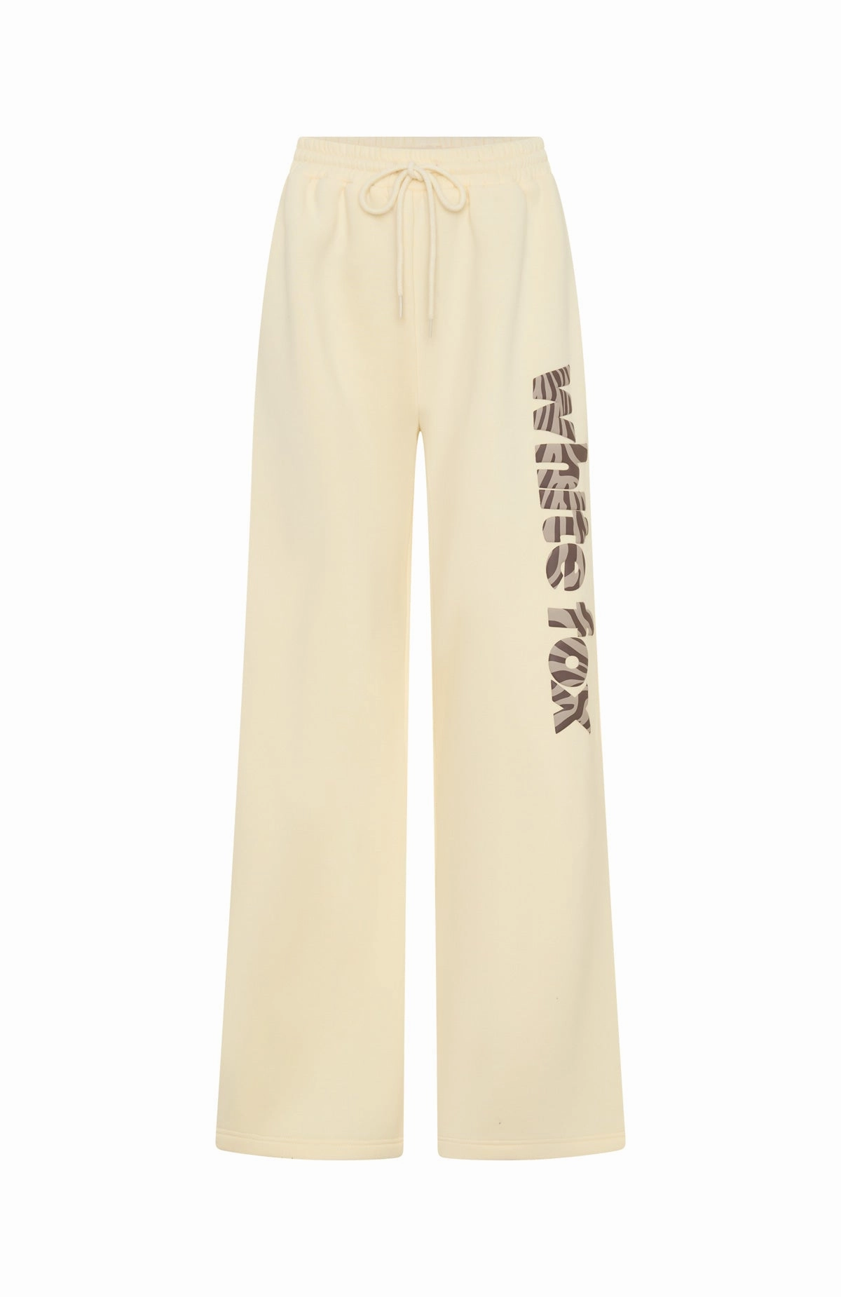 From The Archives Maya Wide Leg Sweatpant Lemon FineGauge Knit