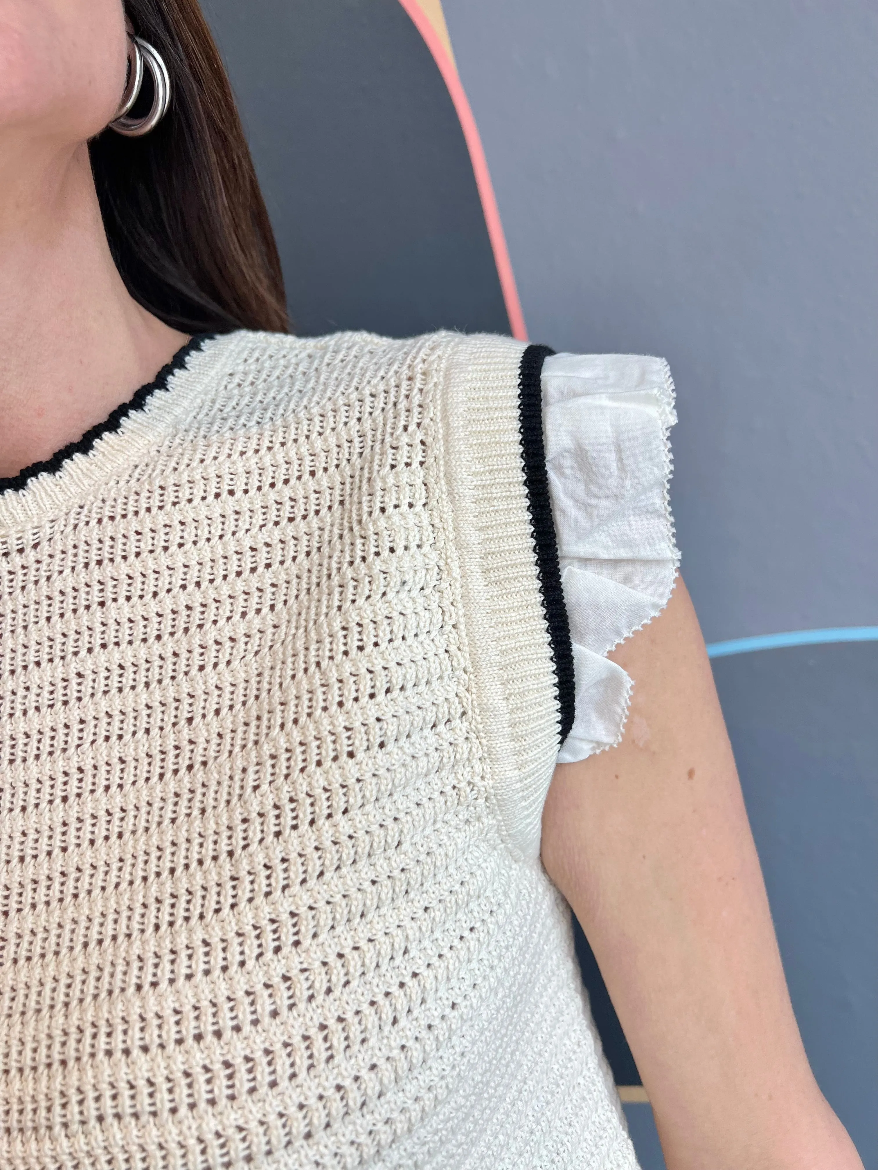 Mali Sweater Top Seasonal Fit Soft Texture