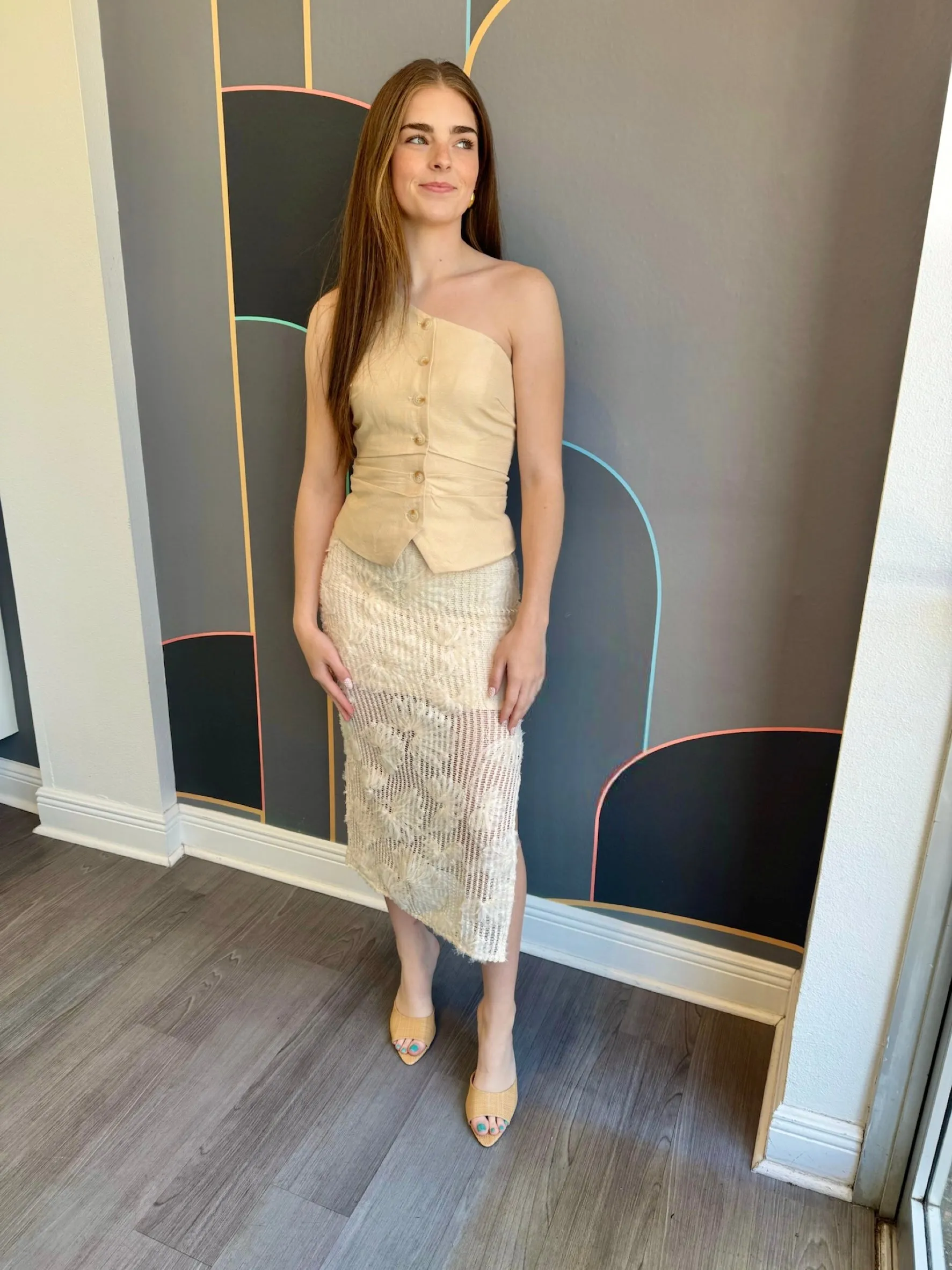 Velvet Finish Sol Skirt