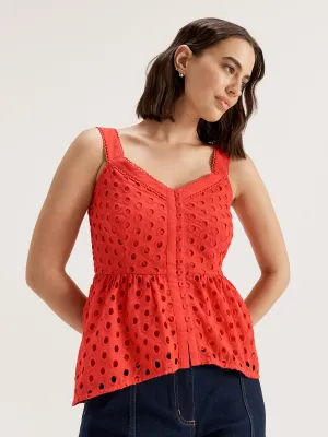 Solar Broderie Top Reflective Safety Accents