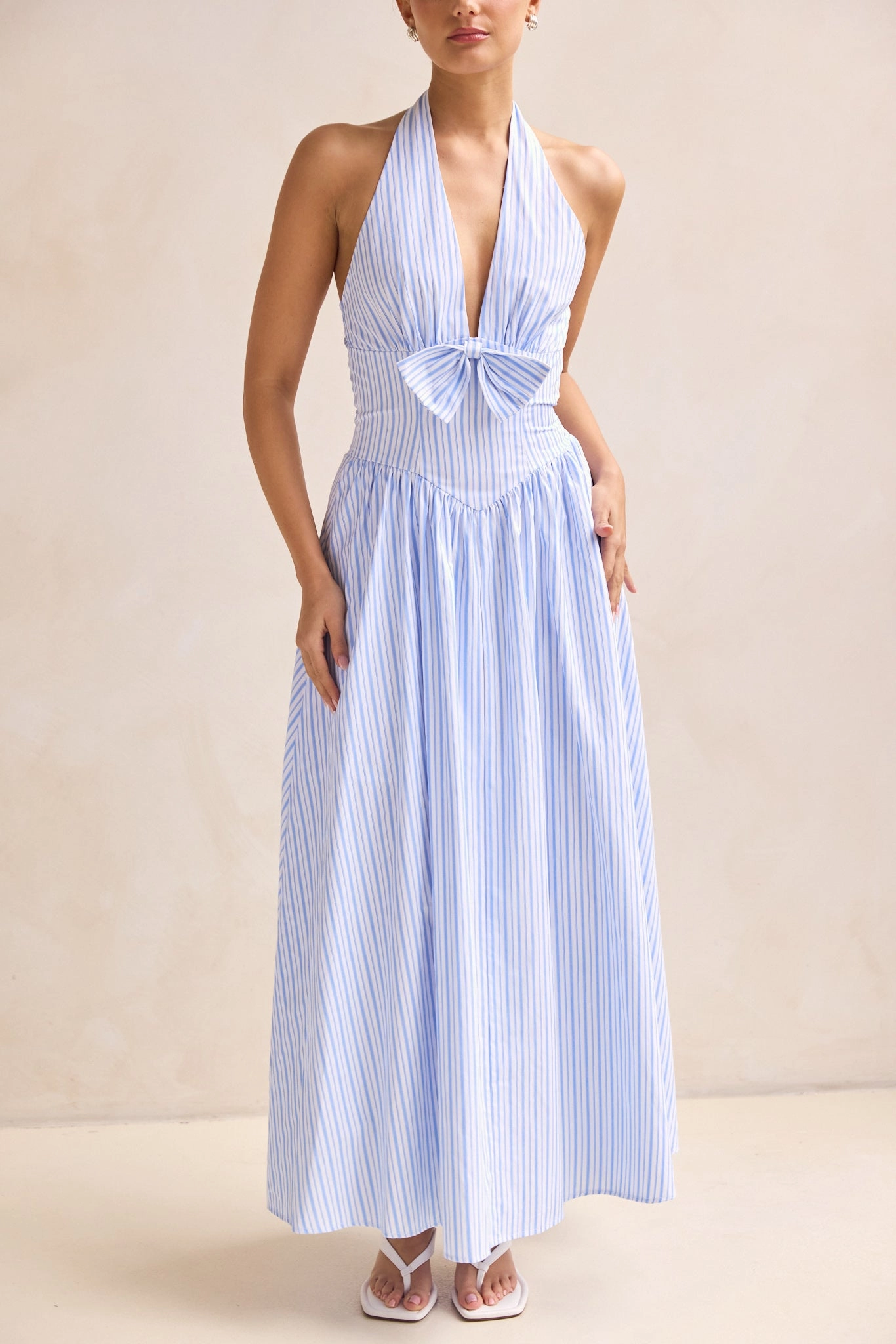 Tailored Wear Solenne Maxi Dress (Blue)