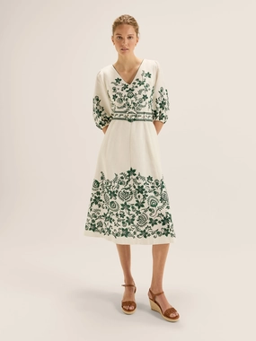 Marjorie Midi Dress Comfy Style Sun-Protective
