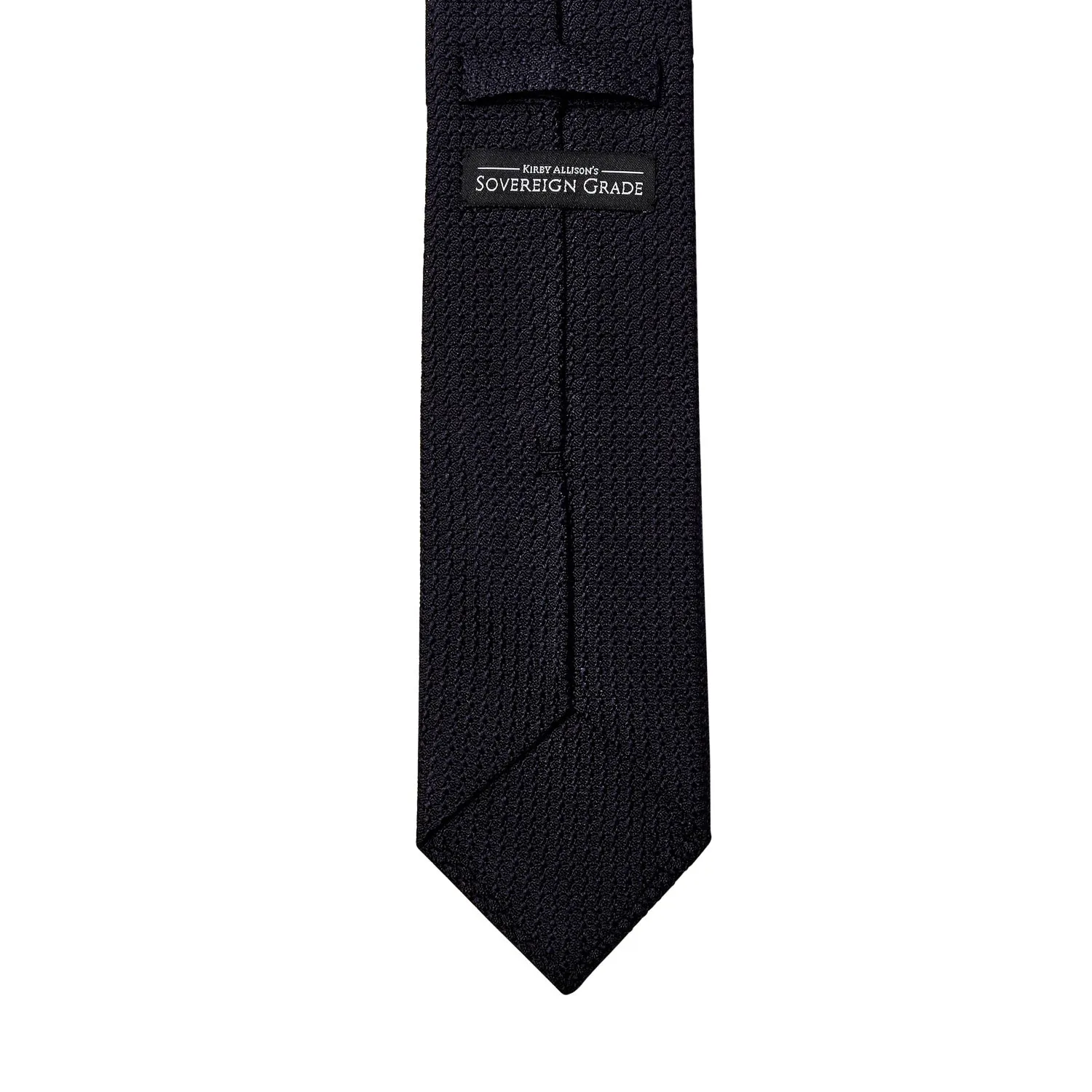 Sovereign Grade Black Grenadine Grossa Tie