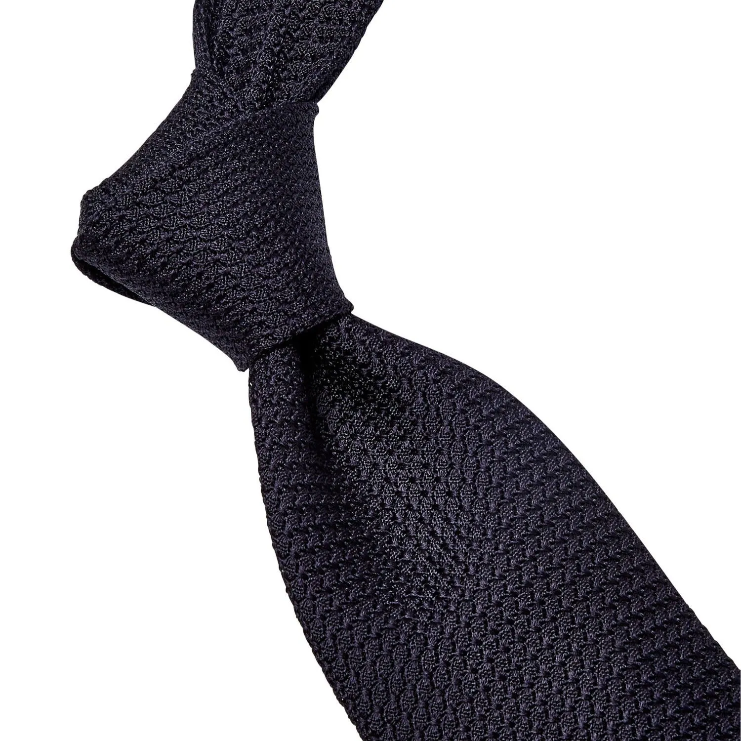 Sovereign Grade Black Grenadine Grossa Tie