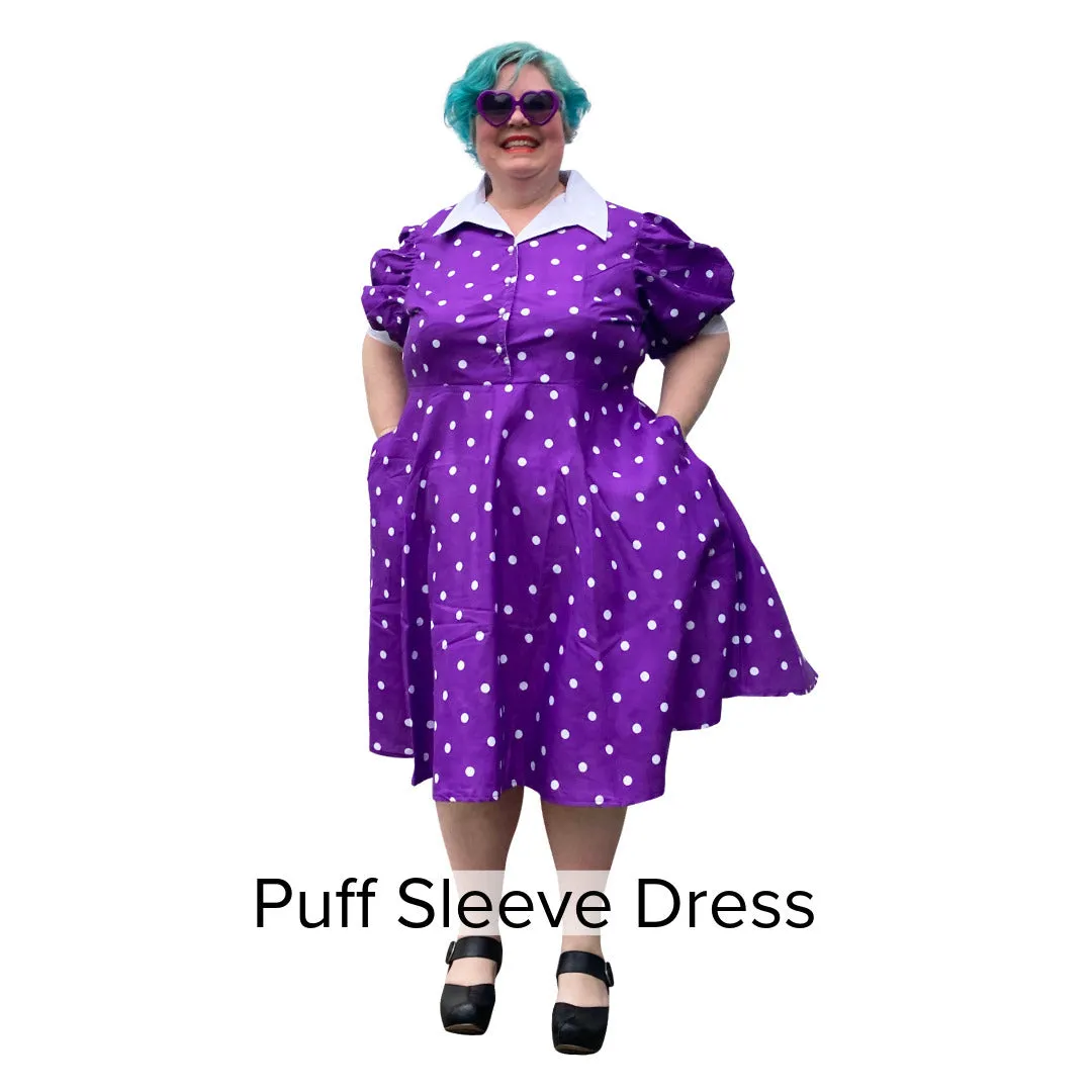 Spooky Cute Dresses & Blouses - Red and White Skulls Print - Made to Order