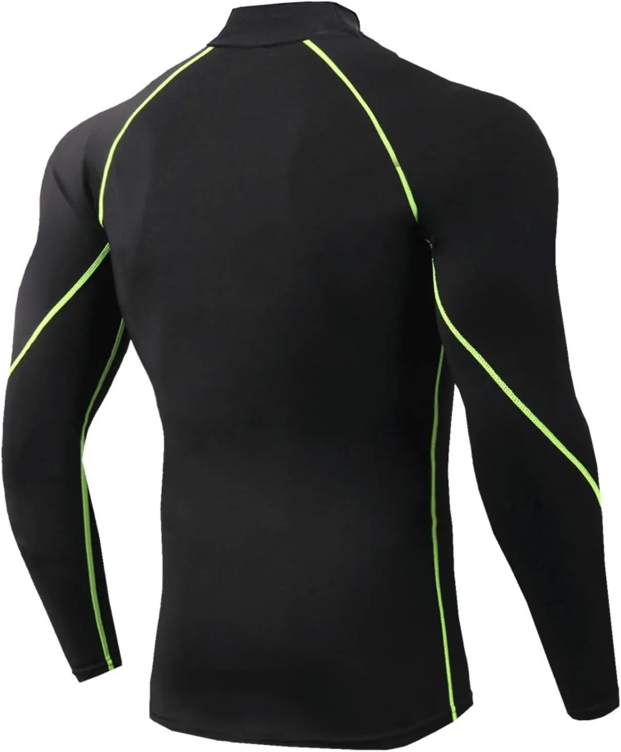 Sports Compression Shirt for Men Long Sleeve Workout Baselayer Shirts Quick Dry Gym Yoga Athletic Running Tee Tops