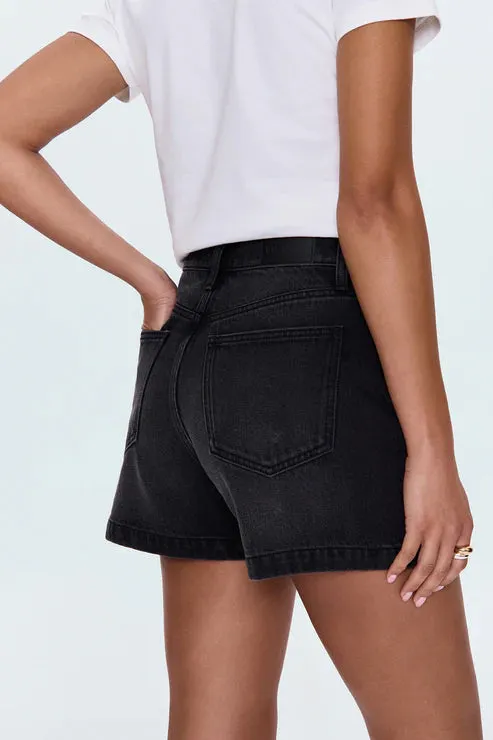 Saige Denim Short Swimwear high waisted