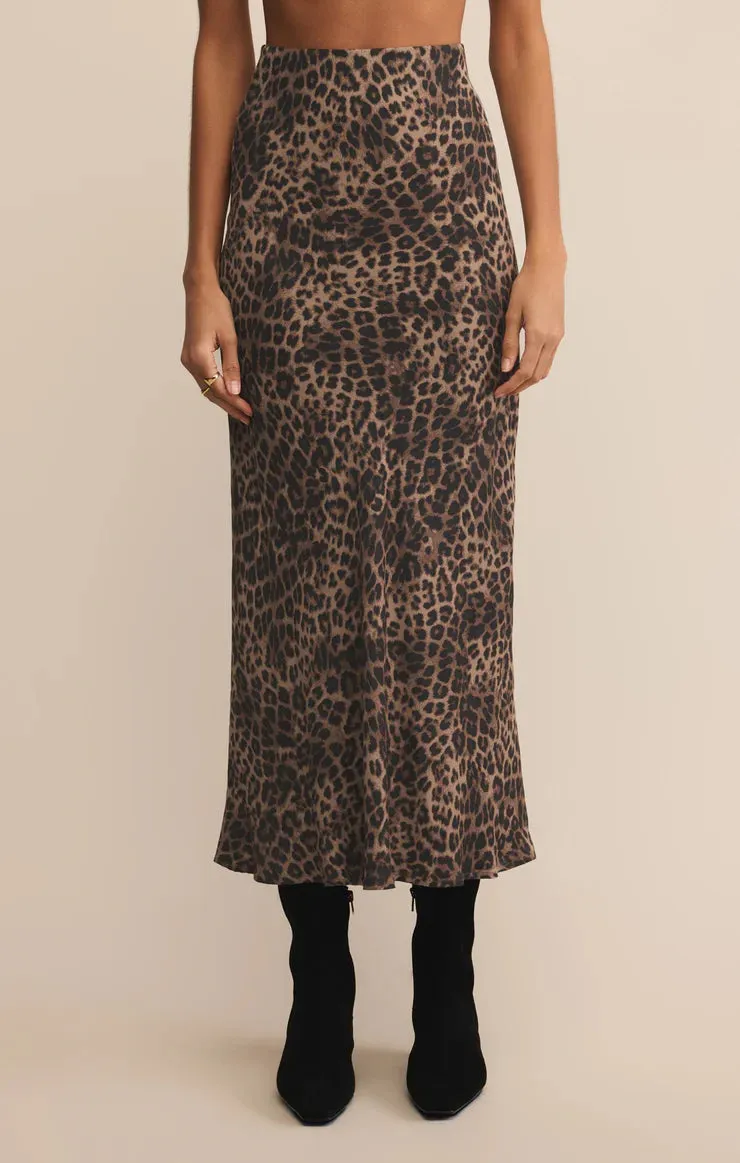 Izabel Leopard Skirt Fitted Design
