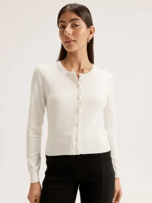 Camille Cardigan HighDensity Weave Layered Cuff