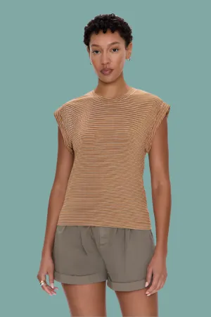 Olivia Twisted Sleeve Marina Reinforced Shoulder Seams