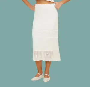 MachineWashable Bryson Crochet Skirt