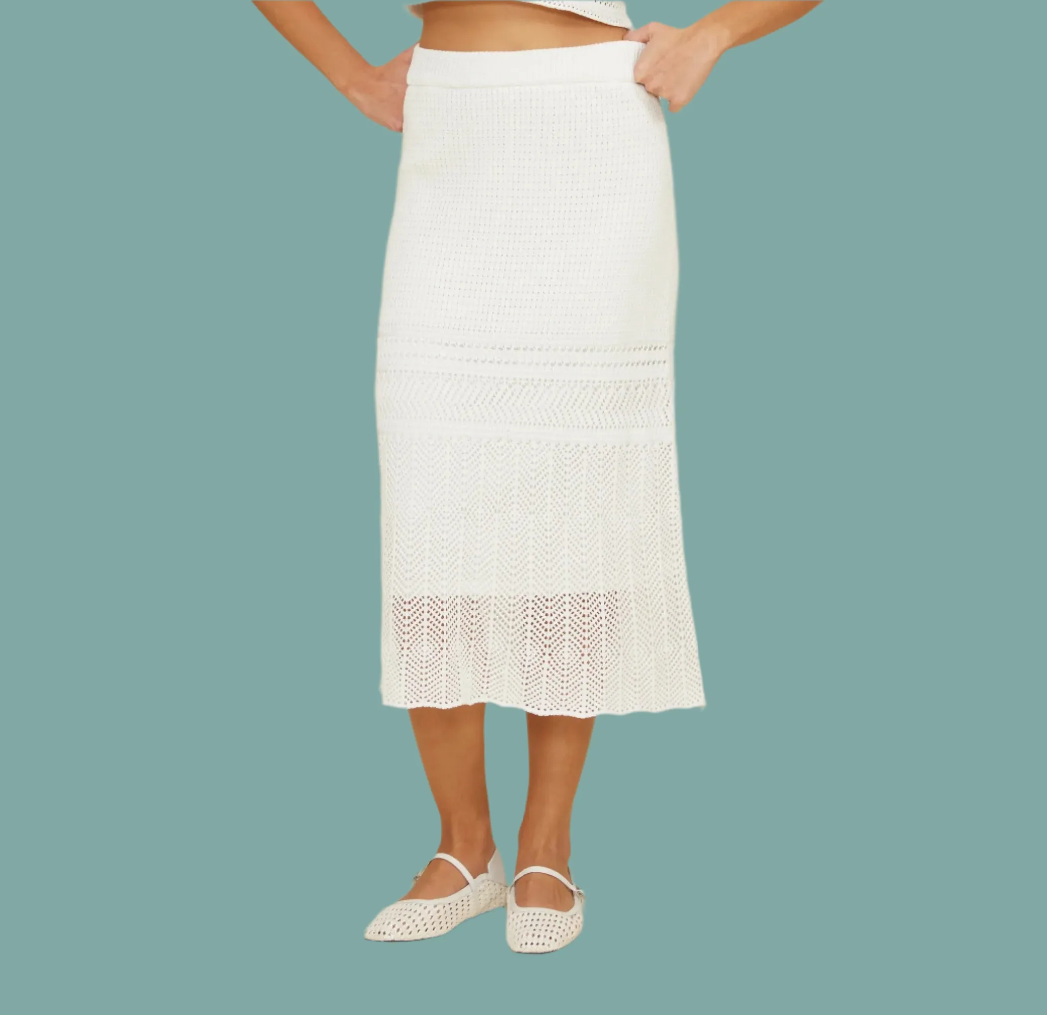 MachineWashable Bryson Crochet Skirt