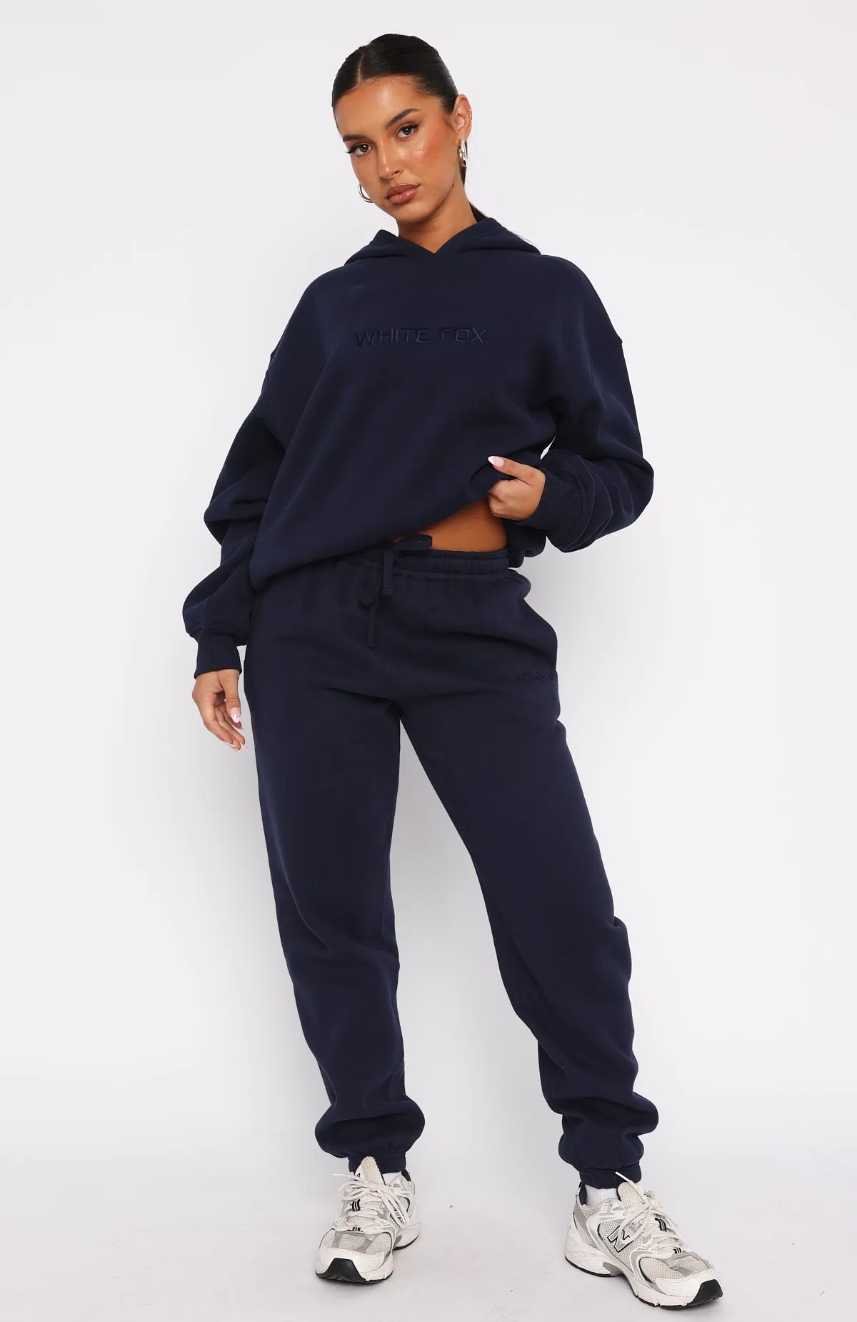 Stay Lifted Sweatpants Navy Reversible Seamless Design Layering Piece