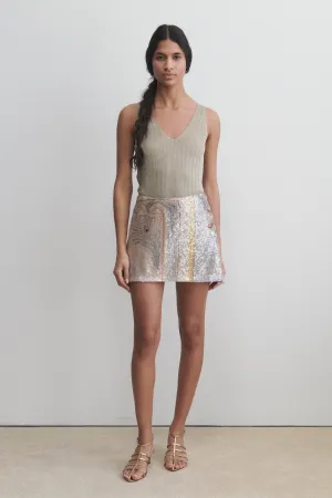 Wrinkle Resistant Finish Fit Flex Haid Skirt