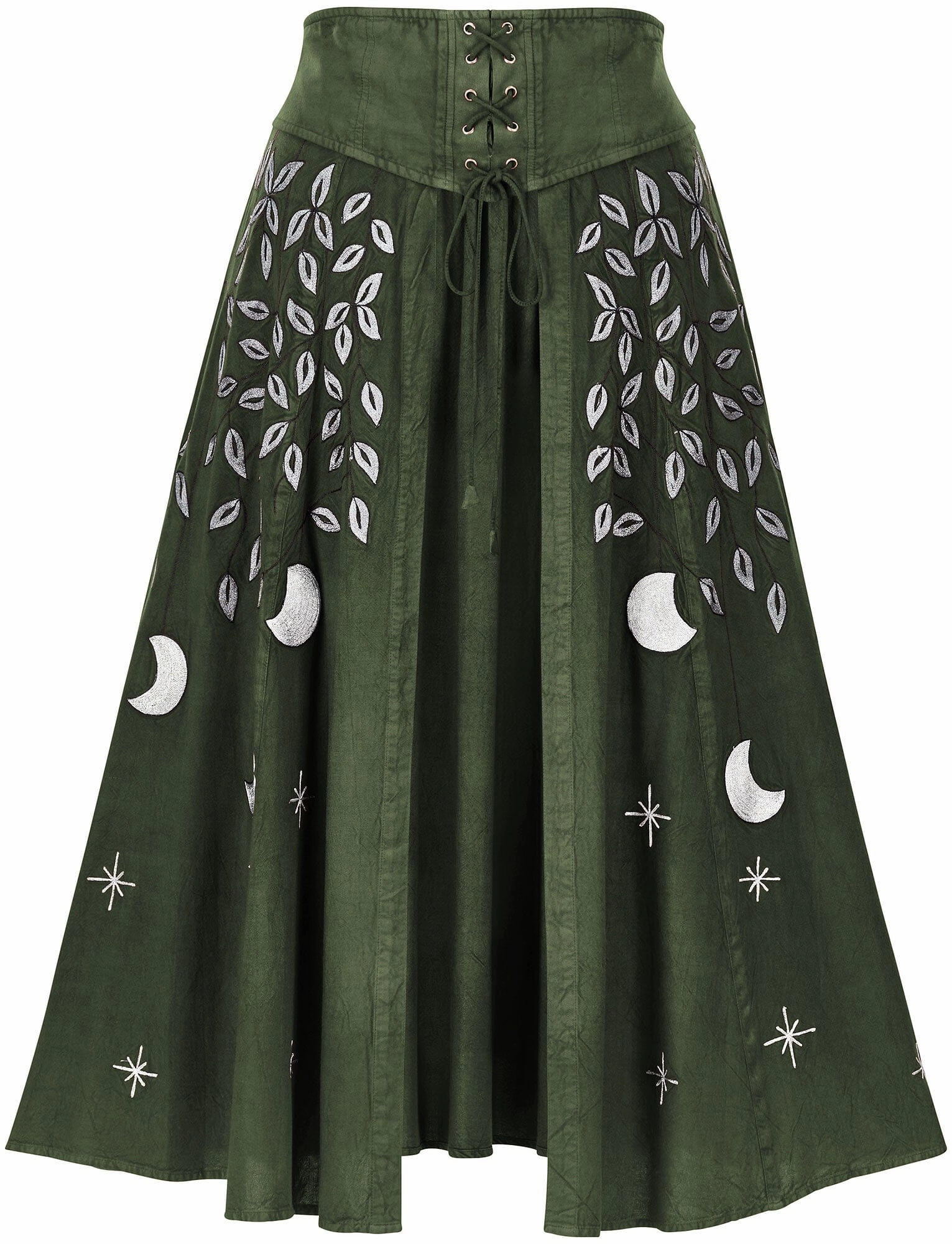 Style Fusion Celestia Maxi Overskirt Limited Edition Moss Green