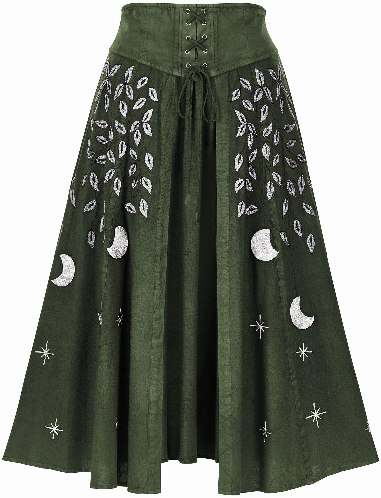 Modern Cut Celestia Maxi Overskirt Limited Edition Moss Green