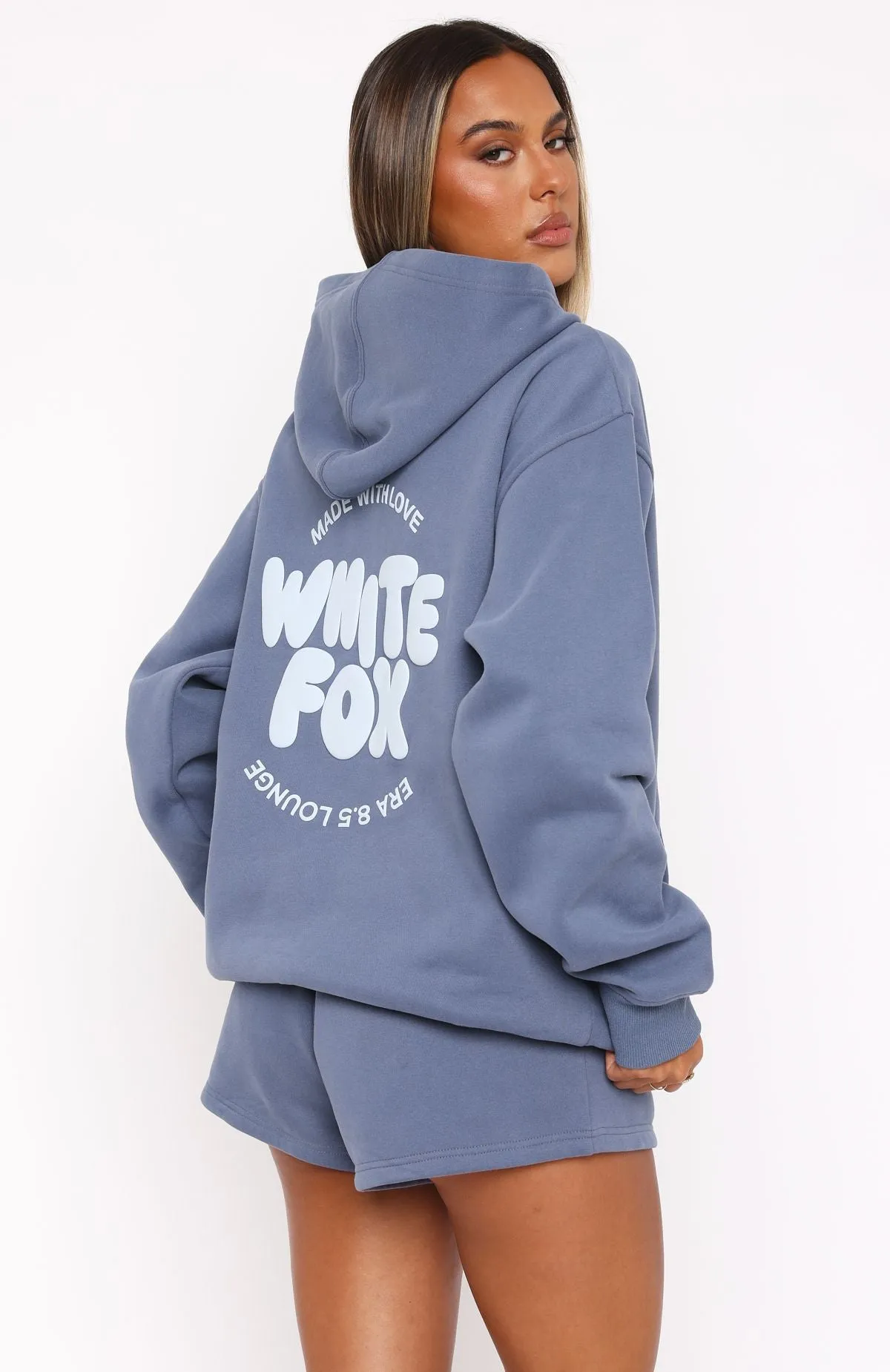 With Love For You Oversized Hoodie Ocean Unisex Fit Breathable Material