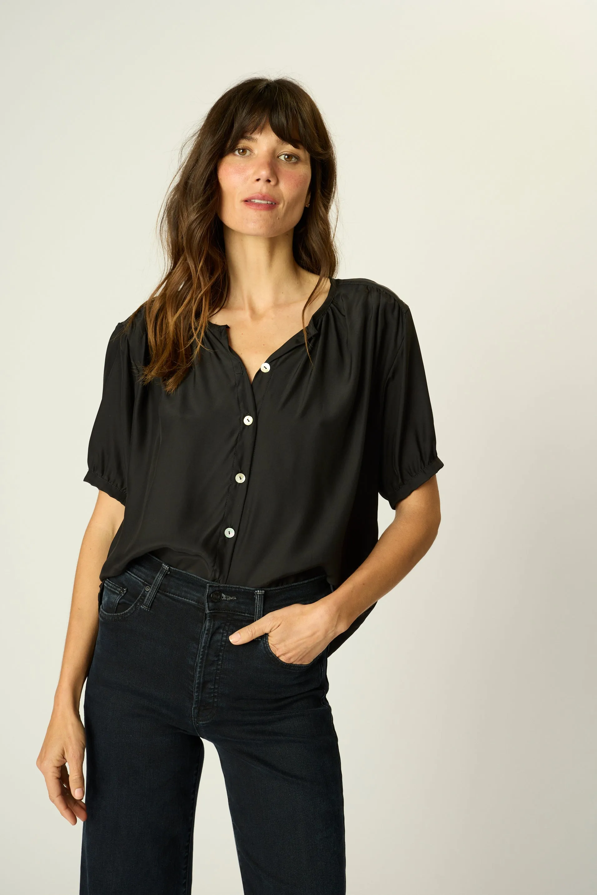 Sustainable Manufacturing Everyday Comfort VIOLET TOP