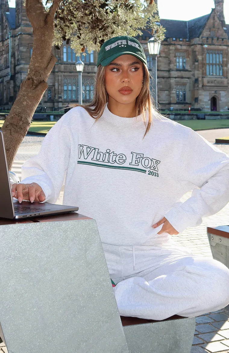 No Hesitation Oversized Sweater Grey Marle LowImpact Knitting