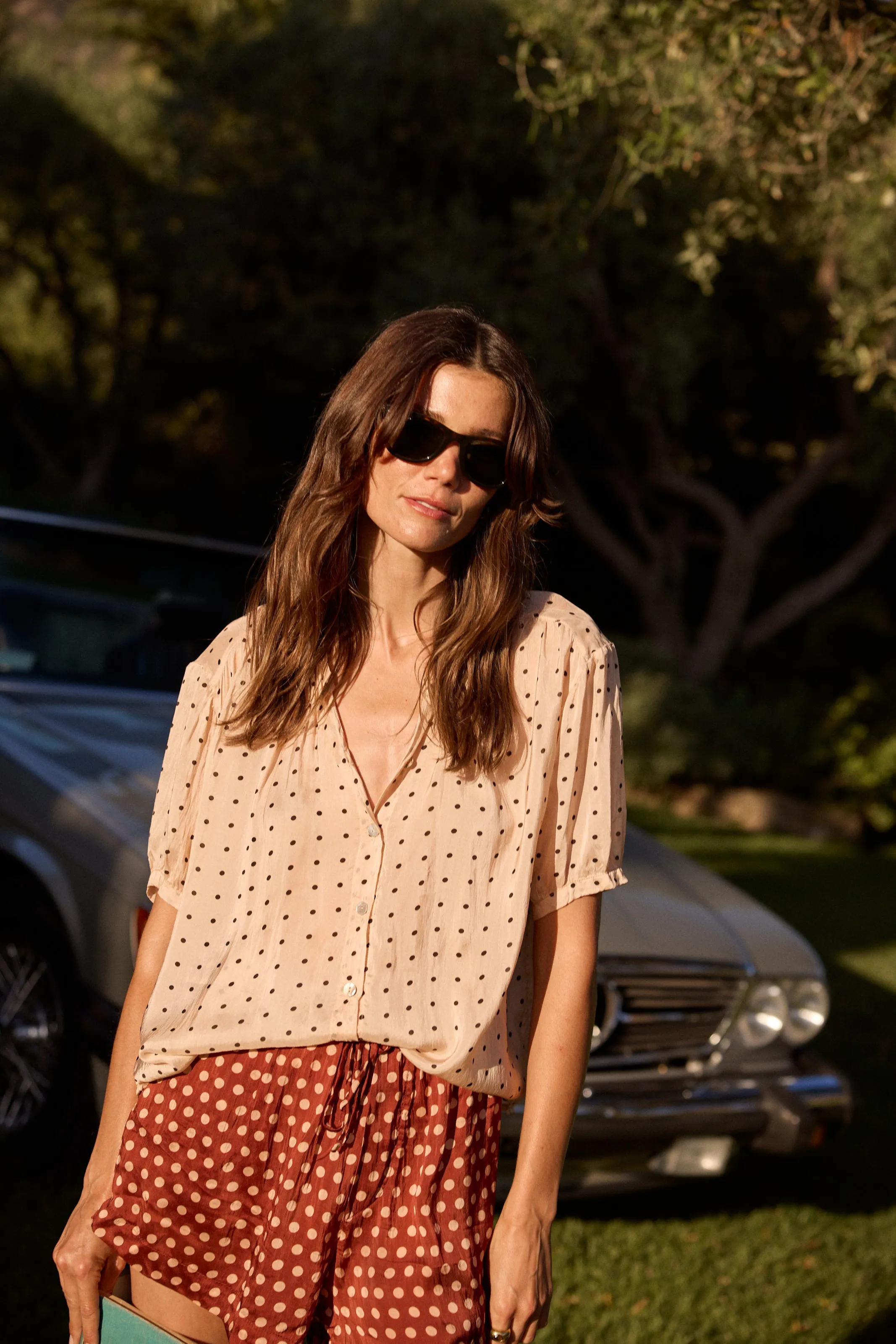 Elasticated Trim VIOLET TOP