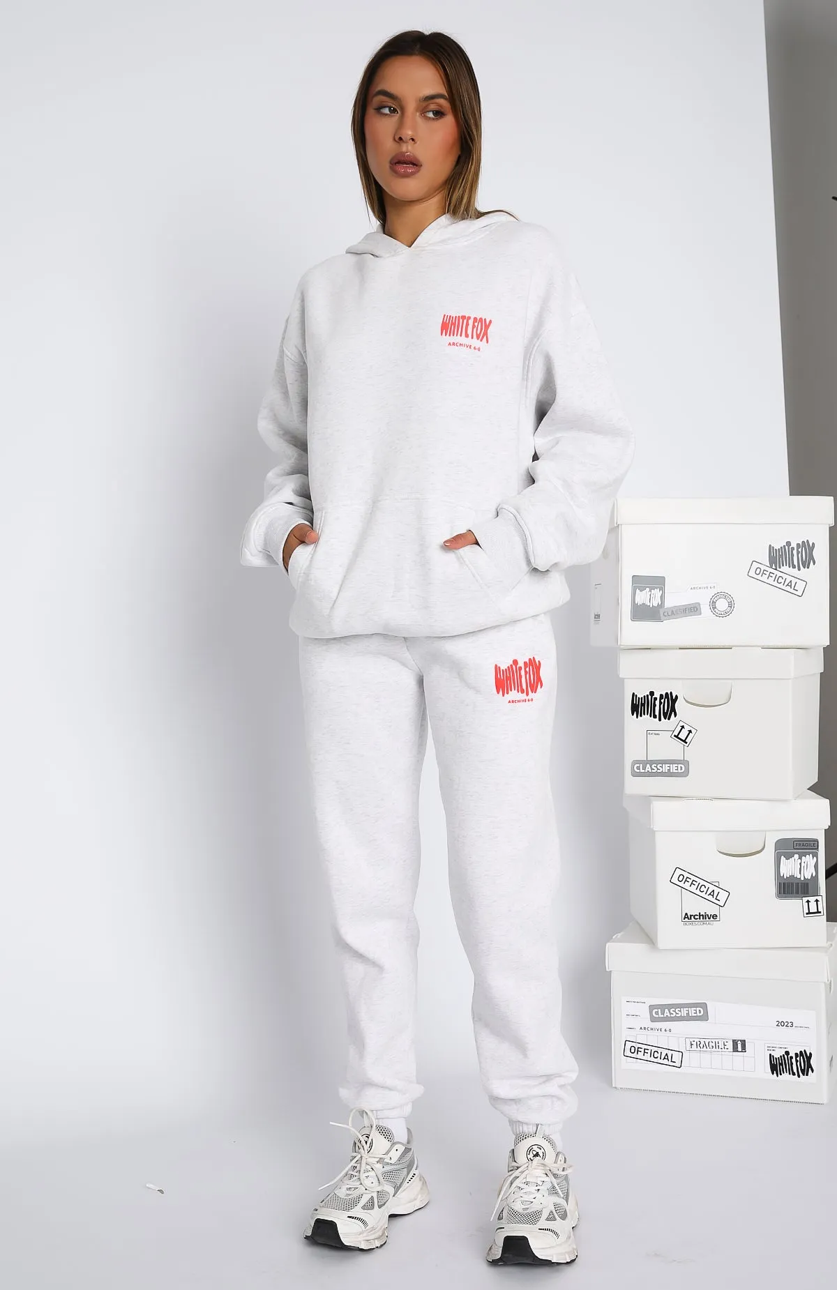 Clean Finish Archive 6.0 Oversized Hoodie Cloudburst