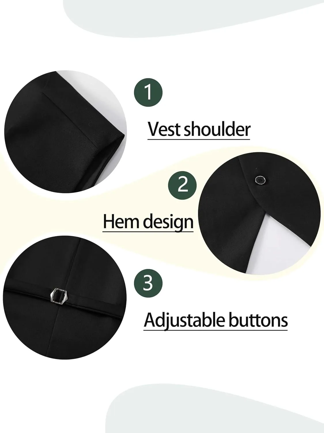 Suits for Men Slim Fit 3 Pieces Shawl Lapel Tuxedo Blazer Vest Pants Shirt Bow Tie Prom Wedding Business Dinner