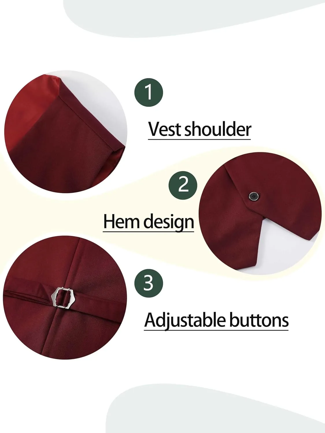 Suits for Men Slim Fit 3 Pieces Shawl Lapel Tuxedo Blazer Vest Pants Shirt Bow Tie Prom Wedding Business Dinner