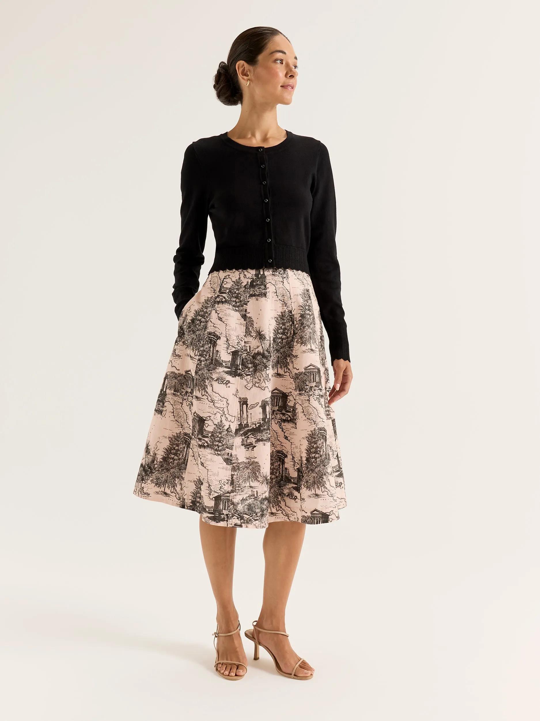 Cassia Cardigan Breathable Honeycomb Weave Soft touch finish