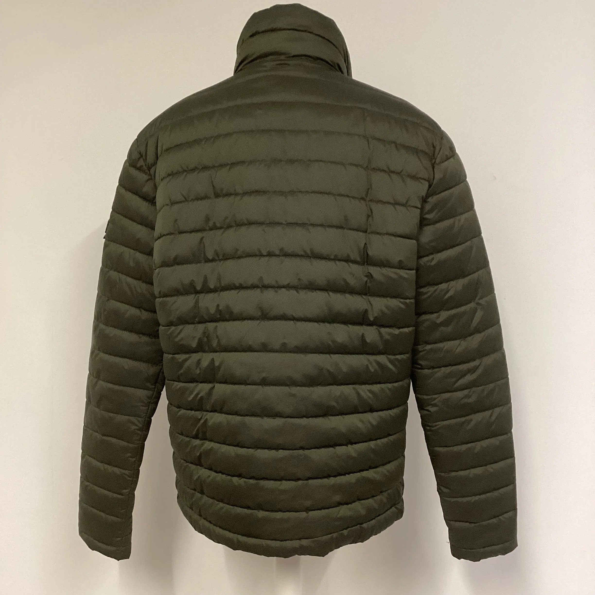 Superdry Fuji Green Double Zip Padded Jacket Size L