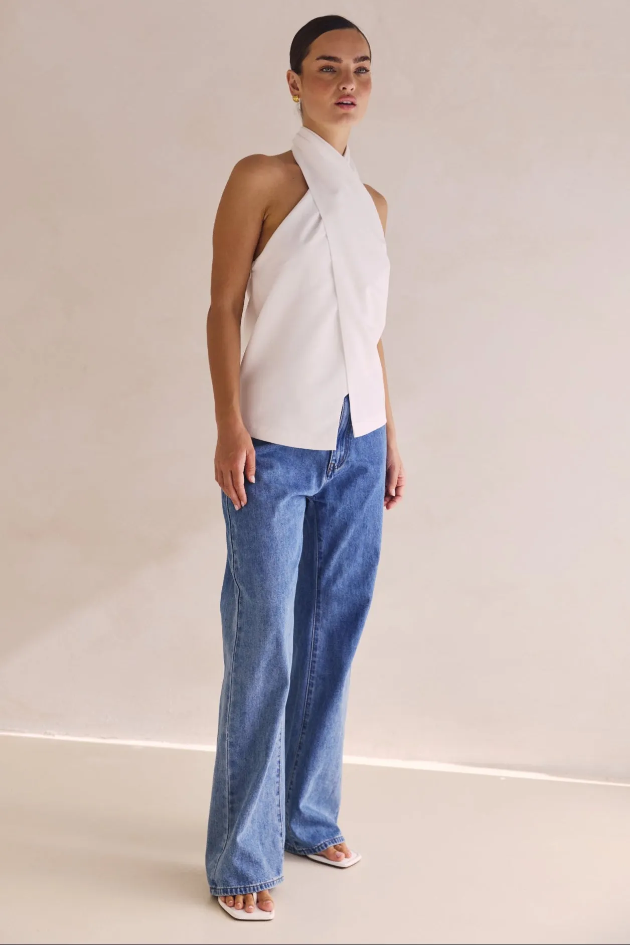 HeatPressedLogos Suri Top (White)