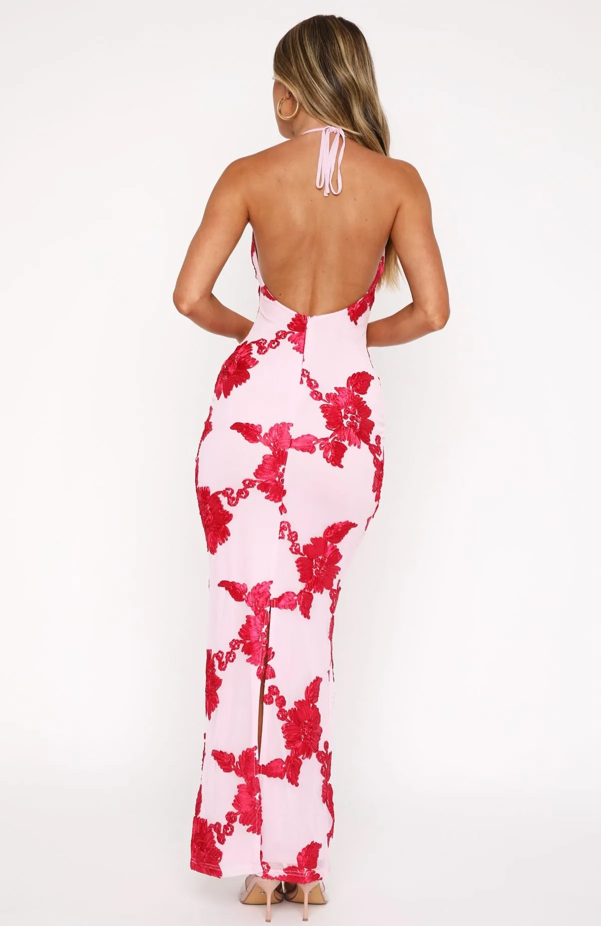 ThermalRegulating Fabric Summer Ready Maxi Dress Pink