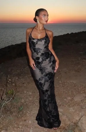 Flexible Material Summer Ready Maxi Dress Black