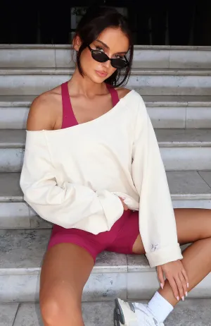 Call It Love Sweater Cream HiddenPocket