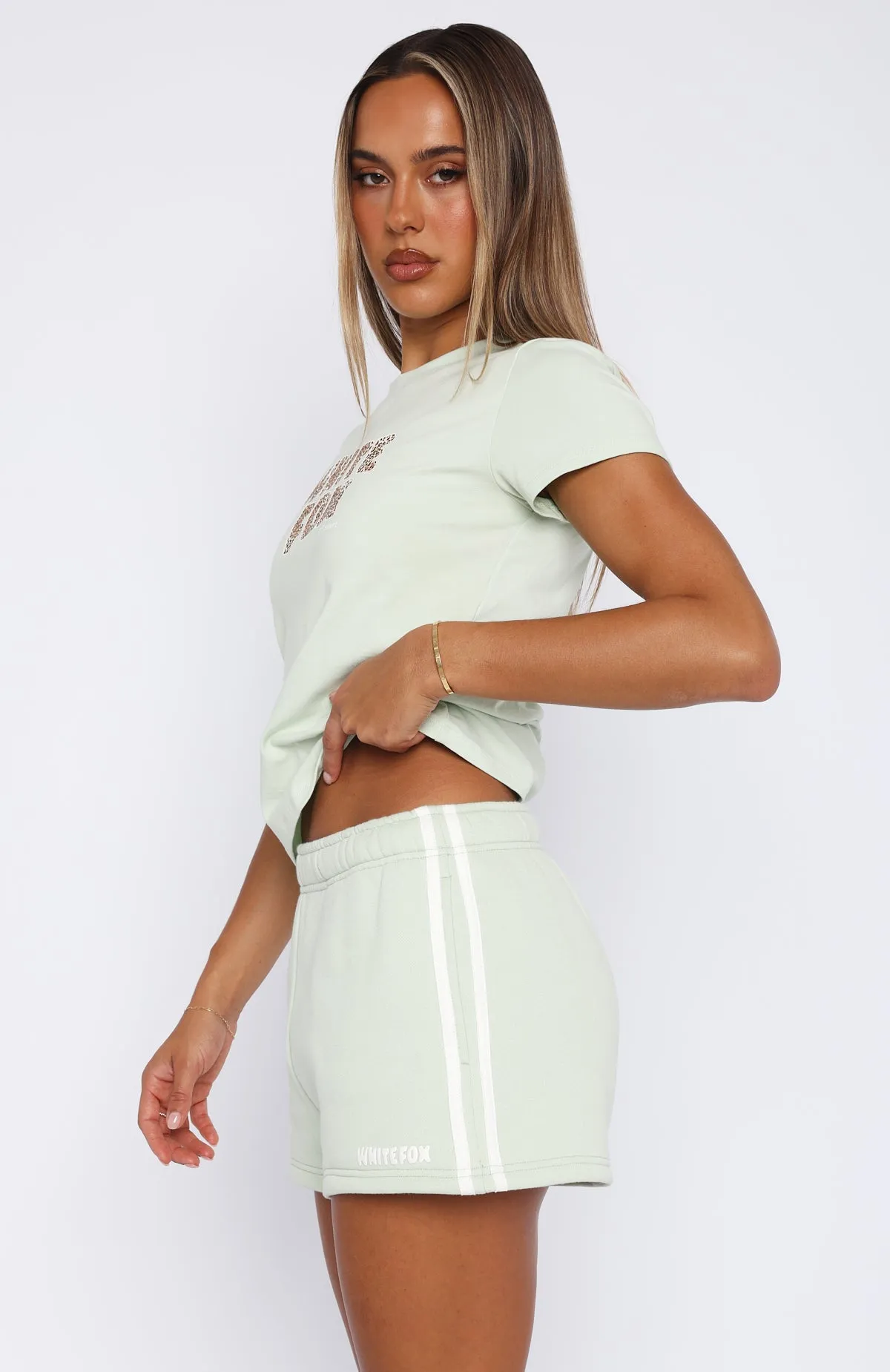 11th Street Out & About Lounge Shorts Iced Matcha Essential Comfort