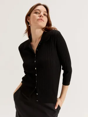 StretchFit Design Lina Button Front Top