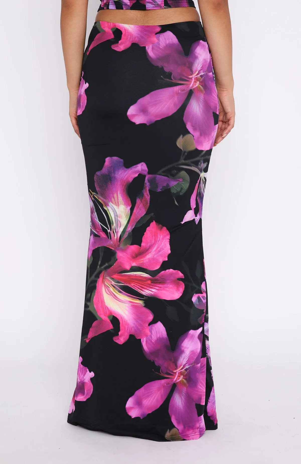 Sweet Salutations Maxi Skirt Purple Haze Clean Style Custom made