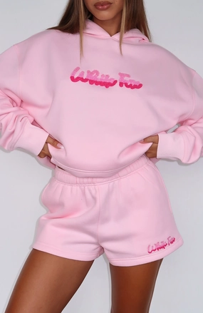 Calm Outfit Versatile Layer Sweet Lust Lounge Shorts Pink