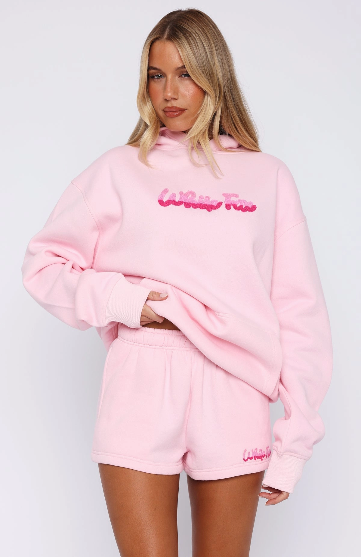 QuickDry Technology Sweet Lust Lounge Shorts Pink