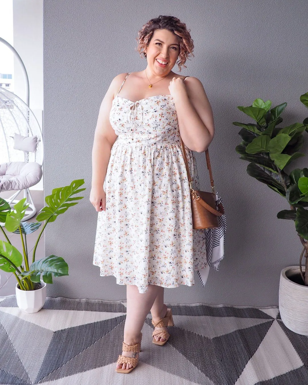Sylvie Dress - White Floral