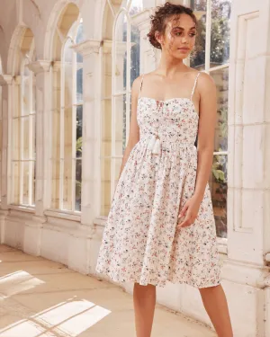 Sylvie Dress - White Floral