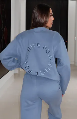 Stay Lifted Oversized Sweater Ocean Clean Style