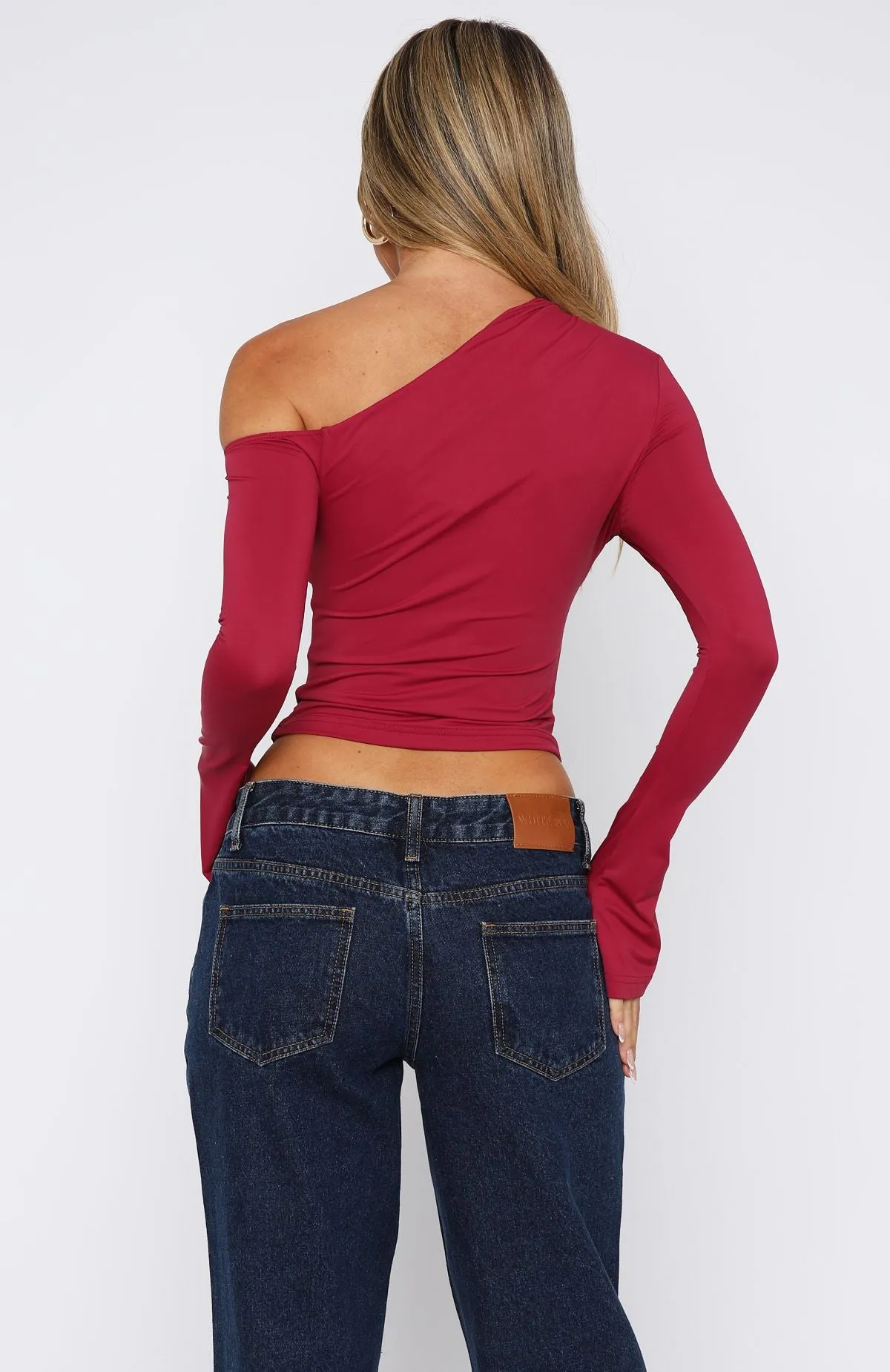 Hypoallergenic Fiber Said So Long Sleeve Top Berry