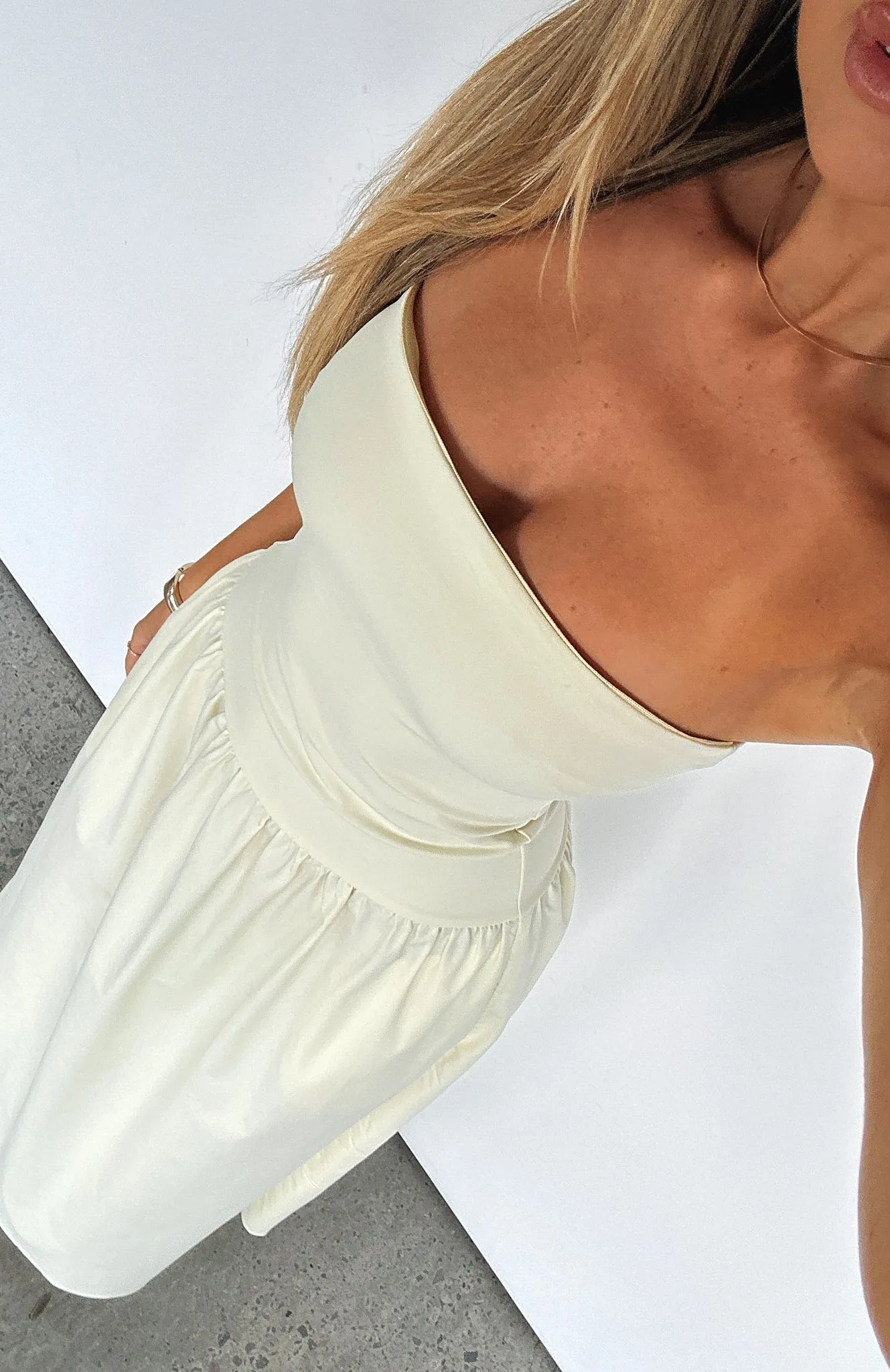 BondedSeamTechnology Bonded Seam Innovation Take Back Maxi Dress Lemon