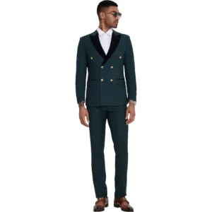 TAZZIO: Double Breast Skinny Fit Suit M415SK