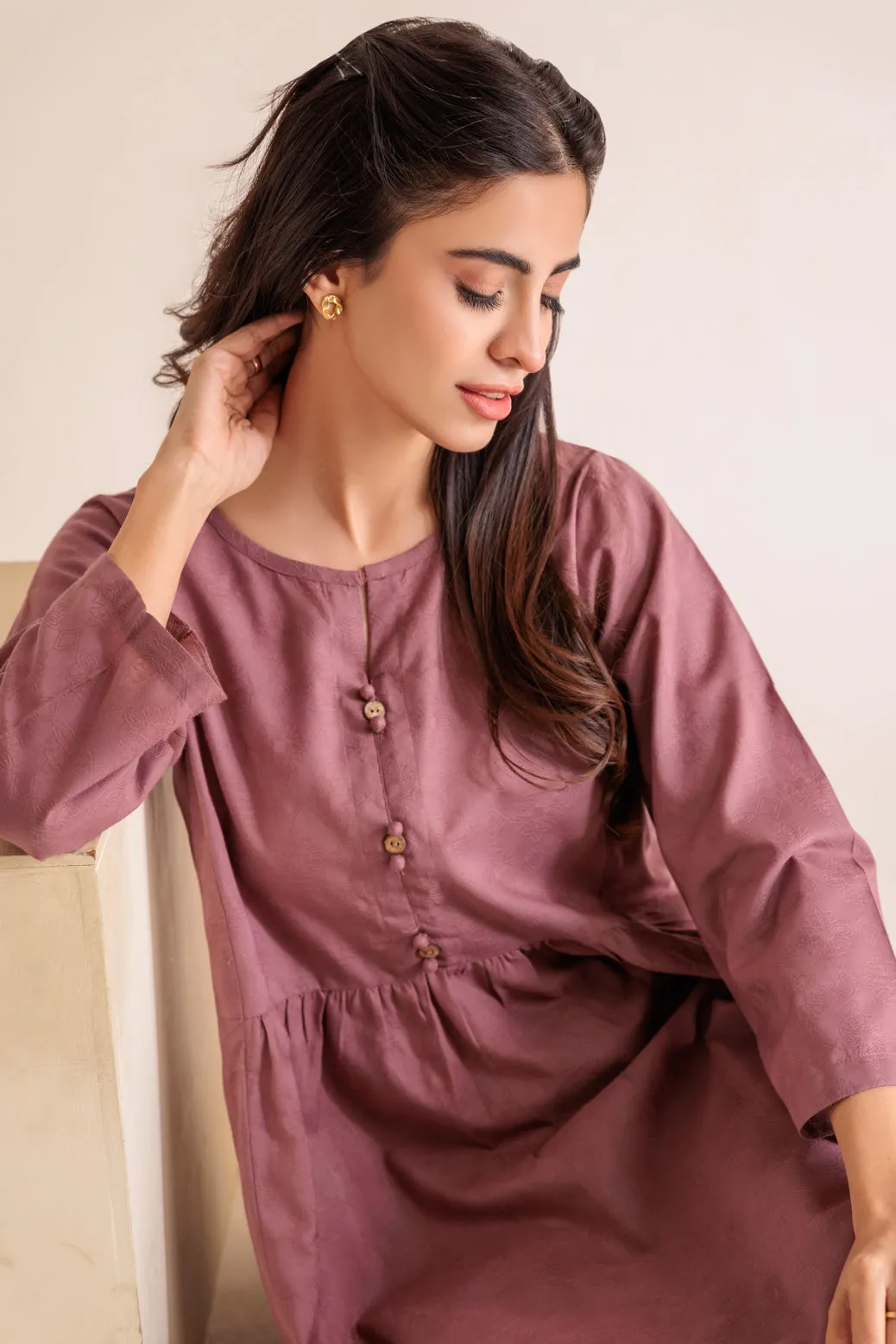 TEA-PINK-JACQUARD-2 PIECE (SS2242P18)