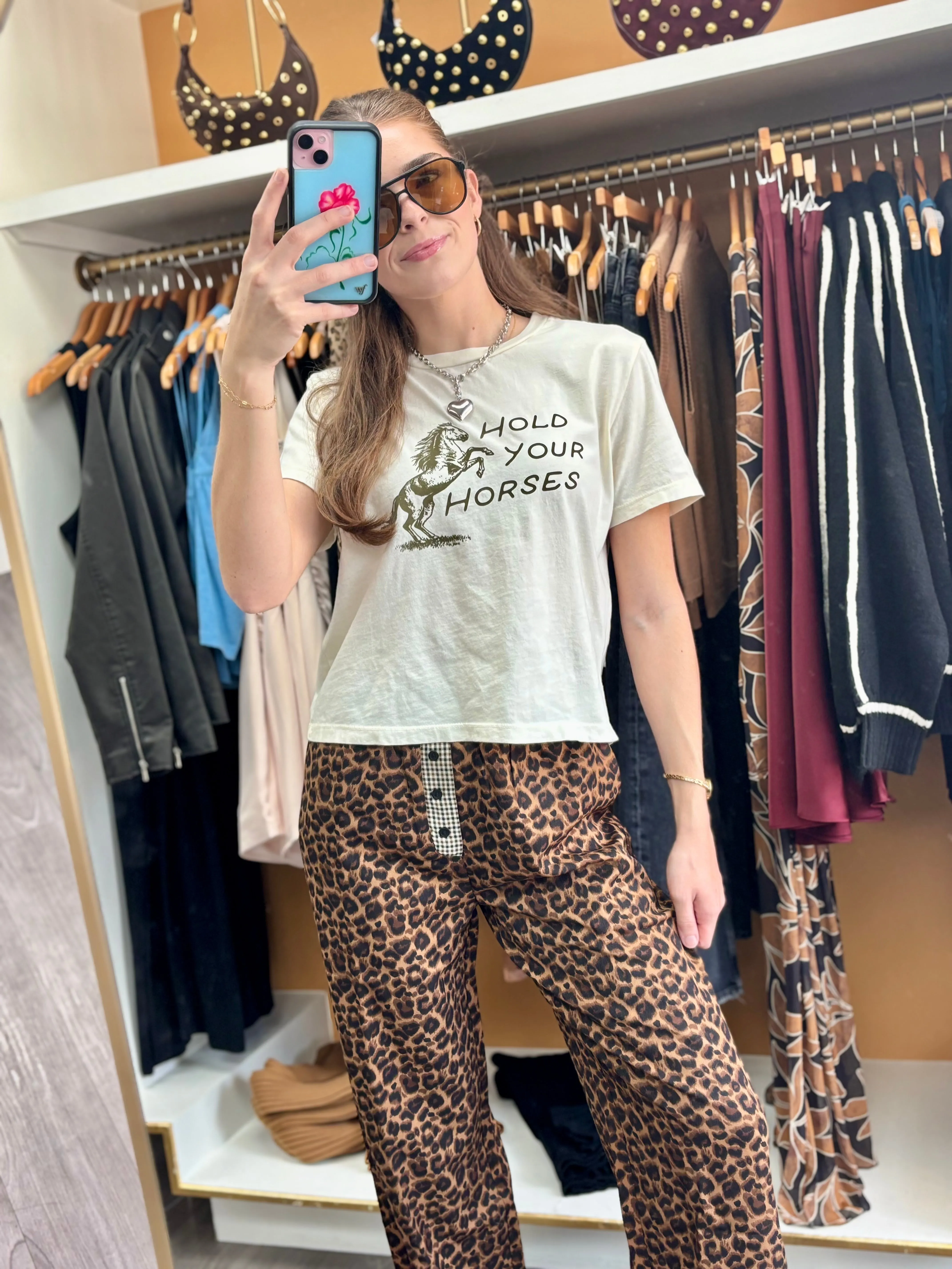 FadeResistant Dye Hold Your Horses Tee