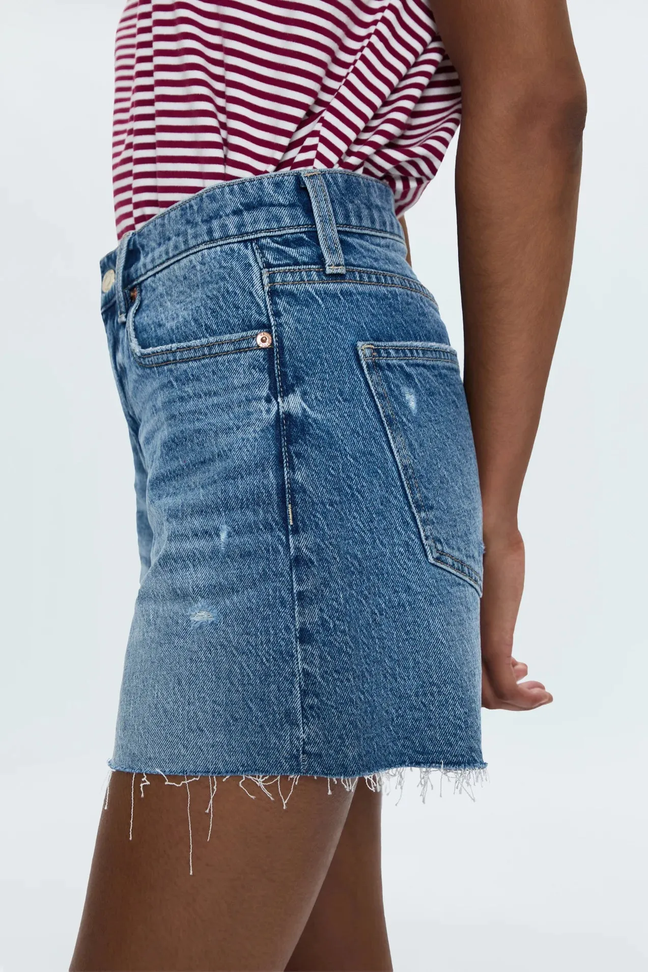 Stain Repellent Treatment Kennedy Mid Rise Short - Central Vintage