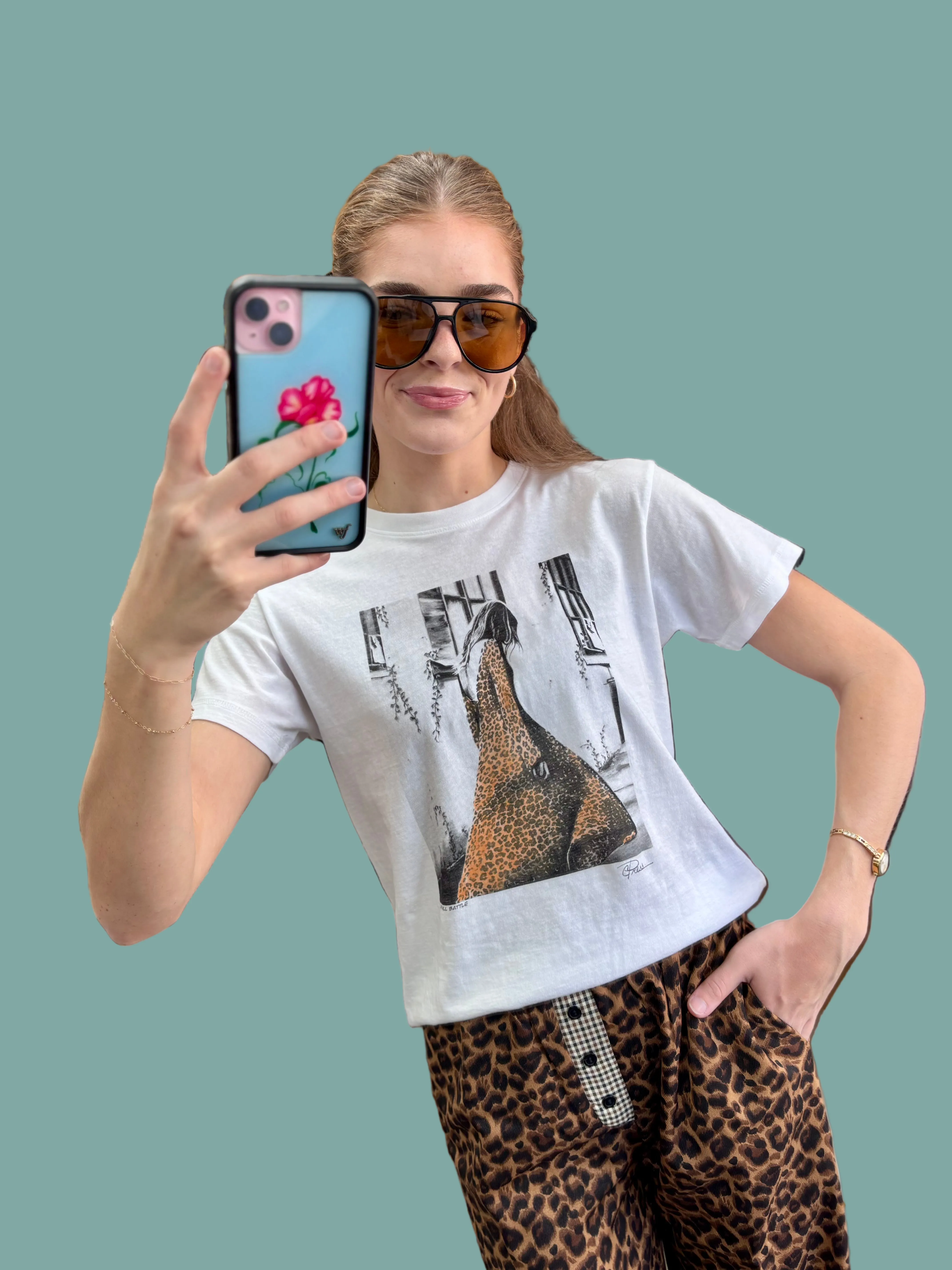 Uphill Battle Tee Slim Waist