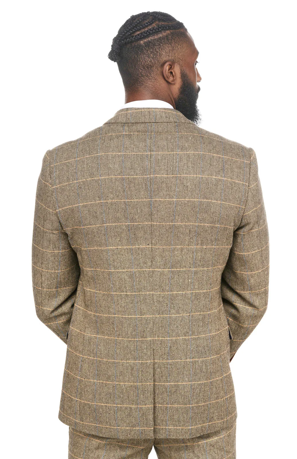 Ted Tan Heritage Tweed Check Blazer | Check Blazer | Wedding Wear | Office Wear